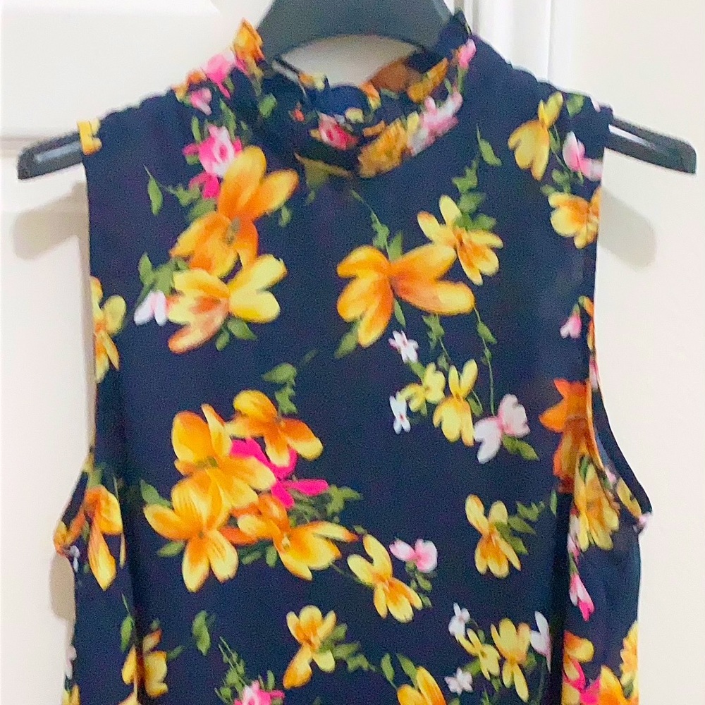 Multicolor flower blouse